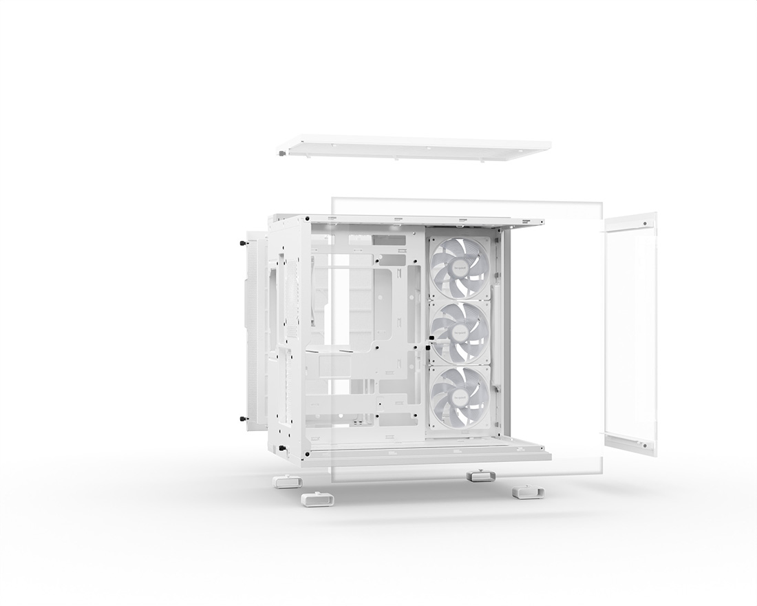 LIGHT BASE 600 LX | White silent PC cases from be quiet!